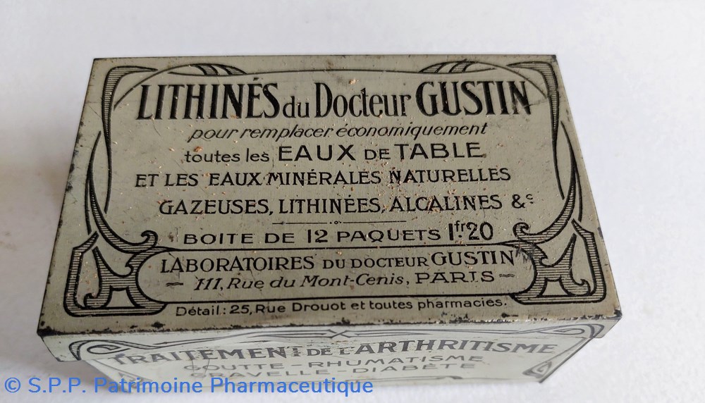 LITHINÉS du Docteur GUSTIN ( 12 paquets) 3 science lithines du docteur gustin 12 paquets