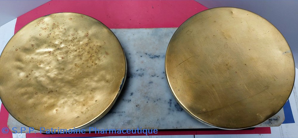 BALANCE ROBERVAL dessus marbre 7 science pharmacie balance roberval dessus marbre