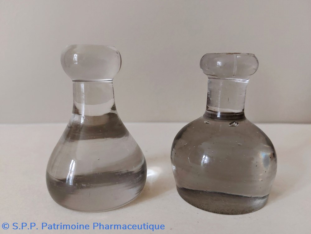 science pharmacie pilon en verre incolore hauteur 6 5 cm