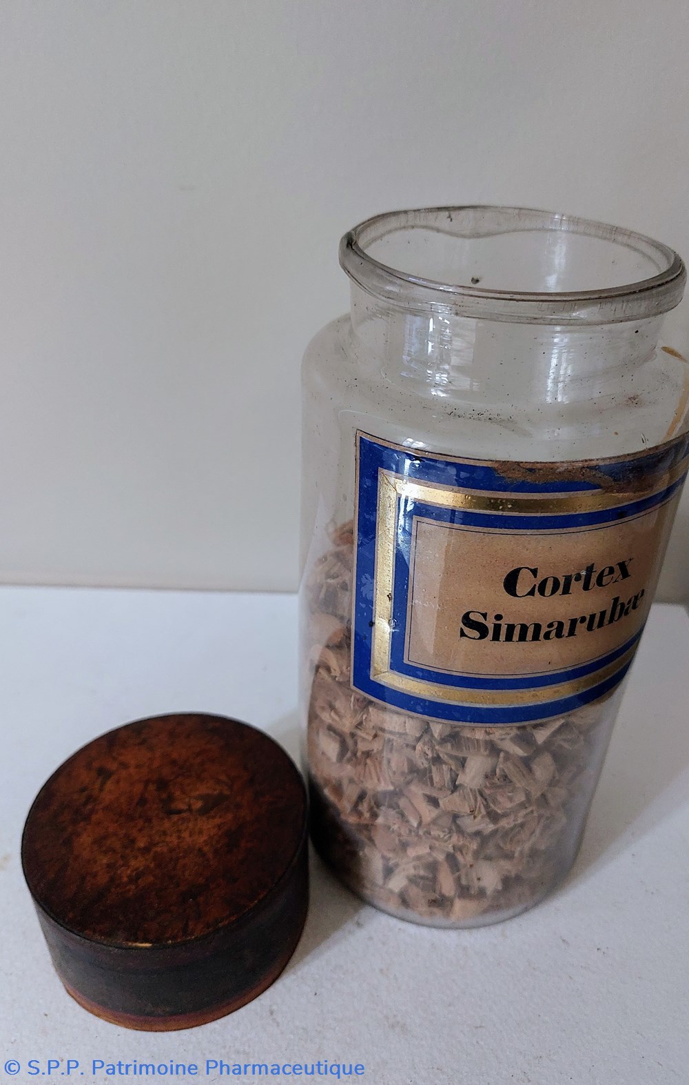 science pharmacie flacon herboristerie cortex simarubae