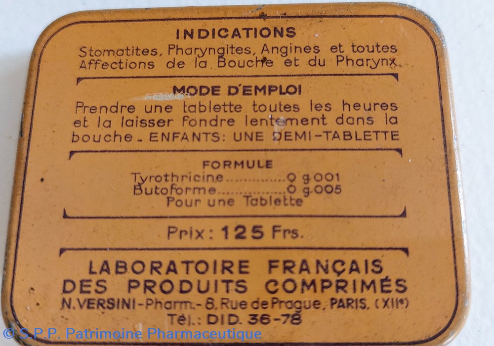 science tyrothricine lafran tablettes
