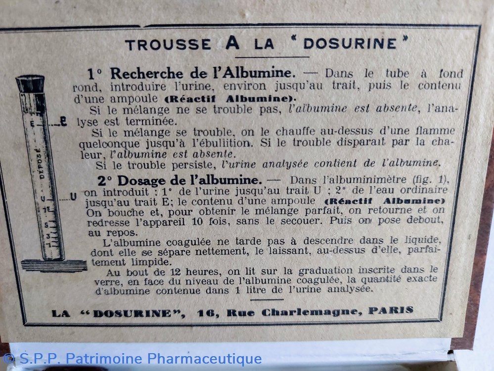 La DOSURINE Trousse A 4 science pharmacie la dosurine trousse a