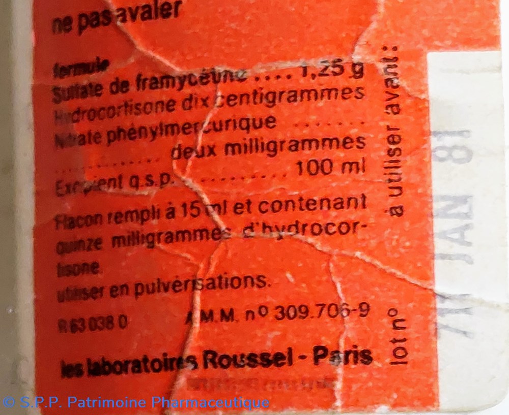 SOFRAMYCINE HYDROCORTISONE 4 science soframycine hydrocortisone