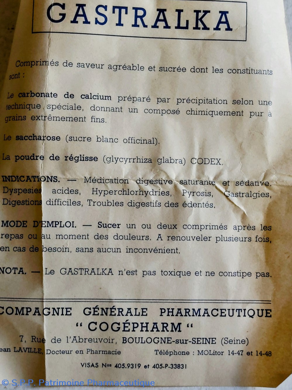 science pharmacie gastralka comprimes