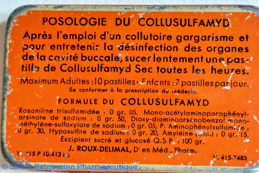 COLLUSULFAMYD SEC / Tablettes Toraude 5 science pharmacie collusulfamyd sec tablettes toraude