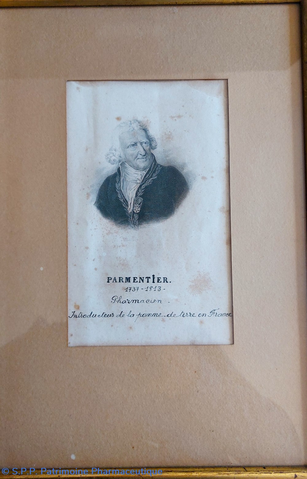 science pharmacie portrait de a parmentier 1737 1813