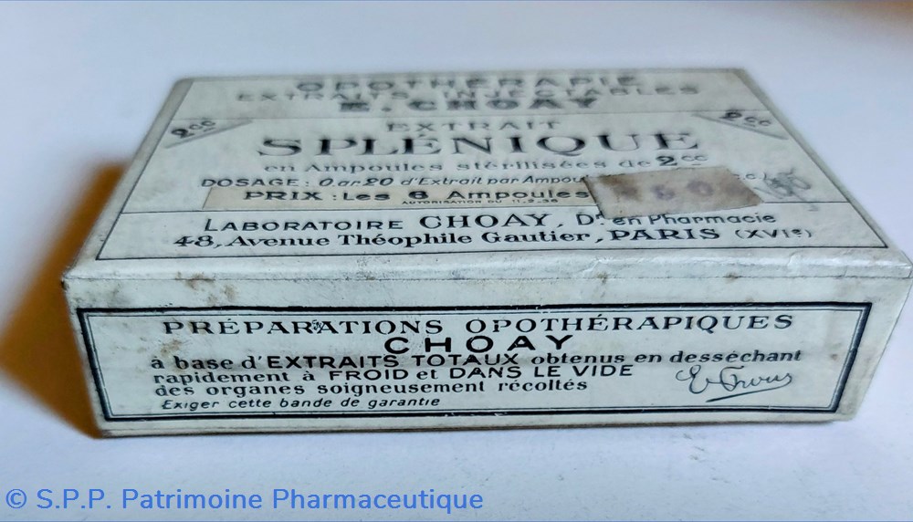 Extrait SPLÉNIQUE 6 Ampoules 2 cc - CHOAY 6 science pharmacie extrait splenique 6 ampoules 2 cc choay