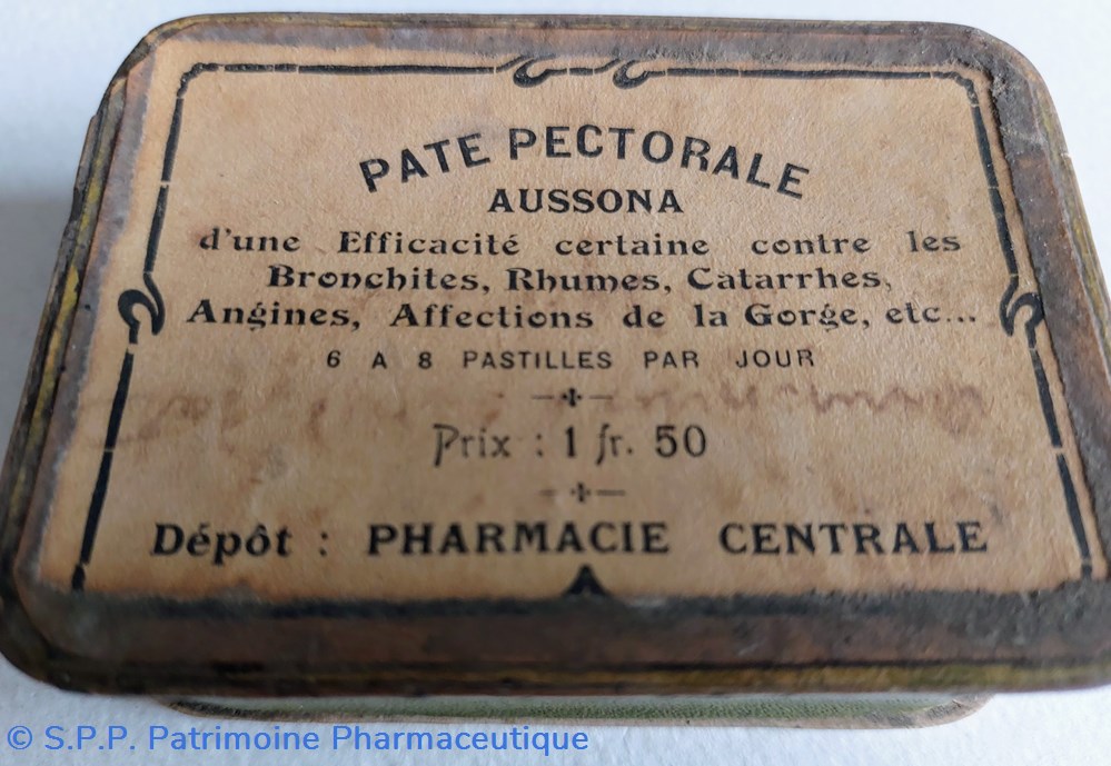 PÂTE PECTORALE AUSSONA 4 science pate pectorale aussona
