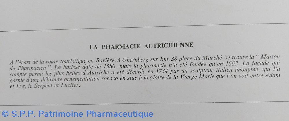 La Pharmacie Autrichienne / Lab ROUSSEL n19 2 science la pharmacie autrichienne lab roussel n19