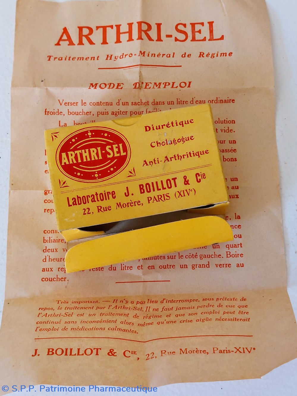 science pharmacie arthri sel sachets lab boillot