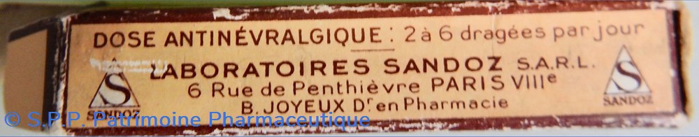 science pharmacie optalidon 10 dragees sandoz