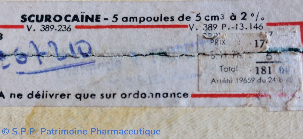 SCUROCAÏNE 3 ampoules sur 5 SPECIA avec adrénaline 2 science pharmacie scurocaine 3 ampoules sur 5 specia avec adrenaline