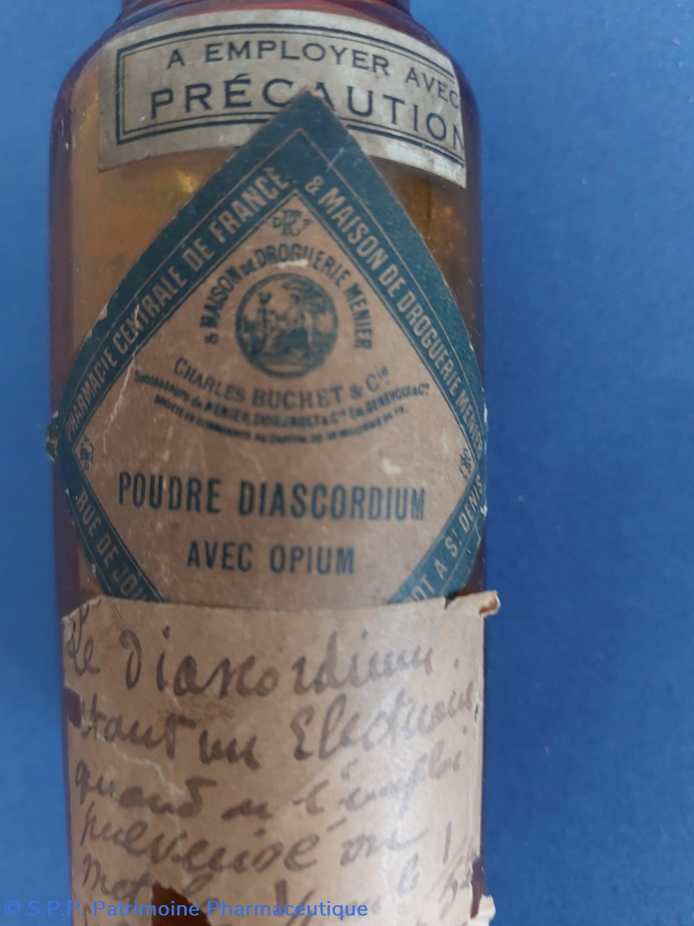 science pharmacie poudre diascordium avec opium