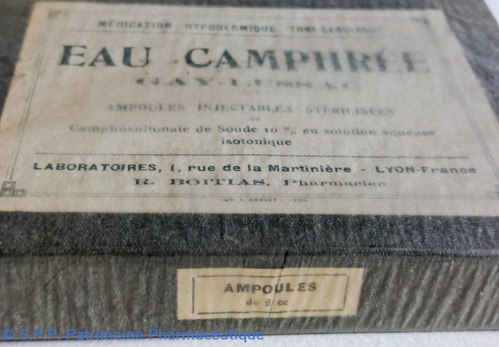 science eau camphree gay lussac ampoules