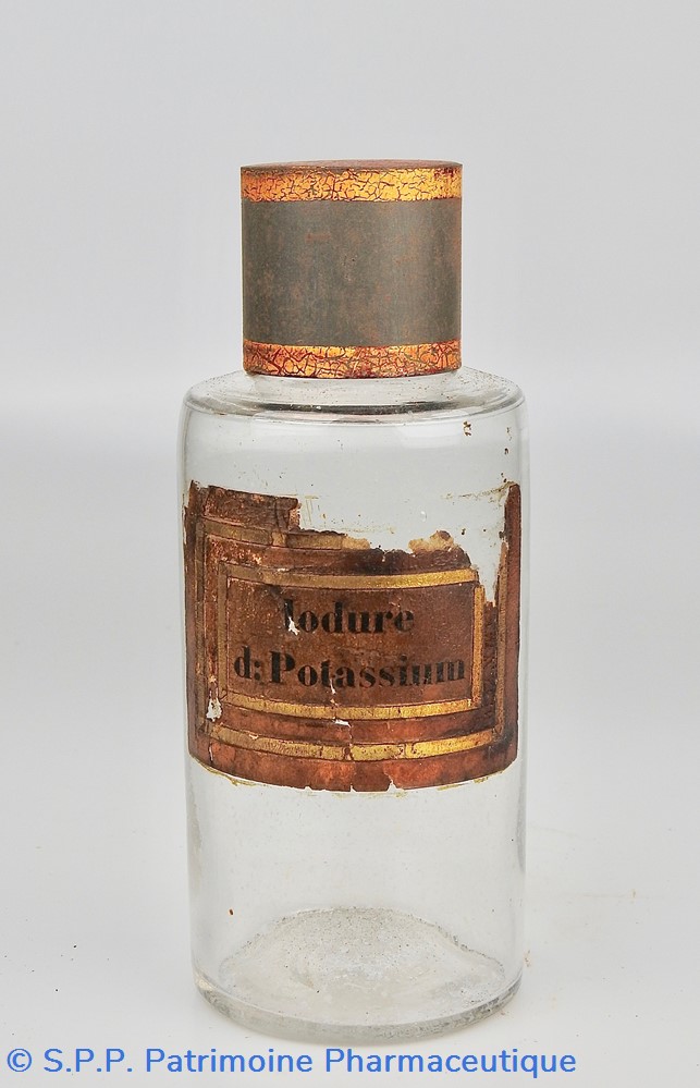 Flacon en verre petit modèle Pharmacie RAVASSE science flacon en verre petit modele pharmacie ravasse