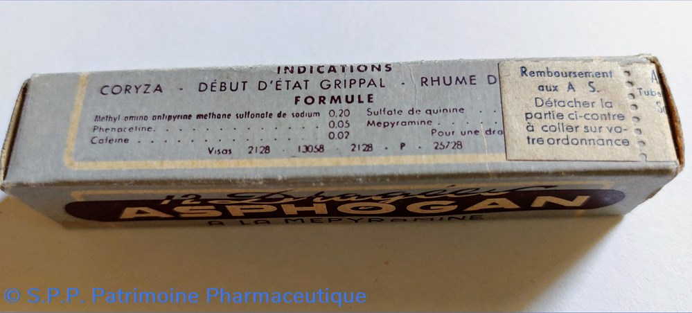 science asphogan 12 dragees a la mepyramine