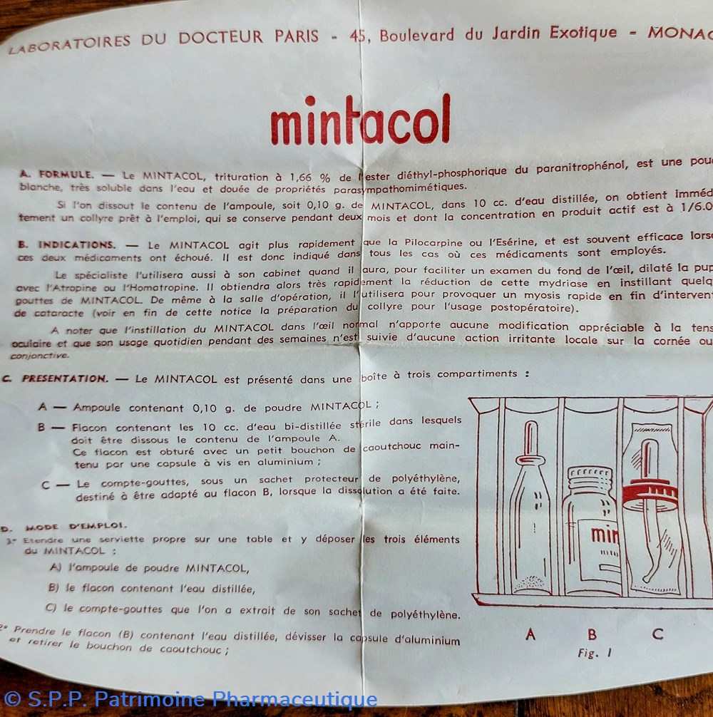 science pharmacie collyre mintacol bayer