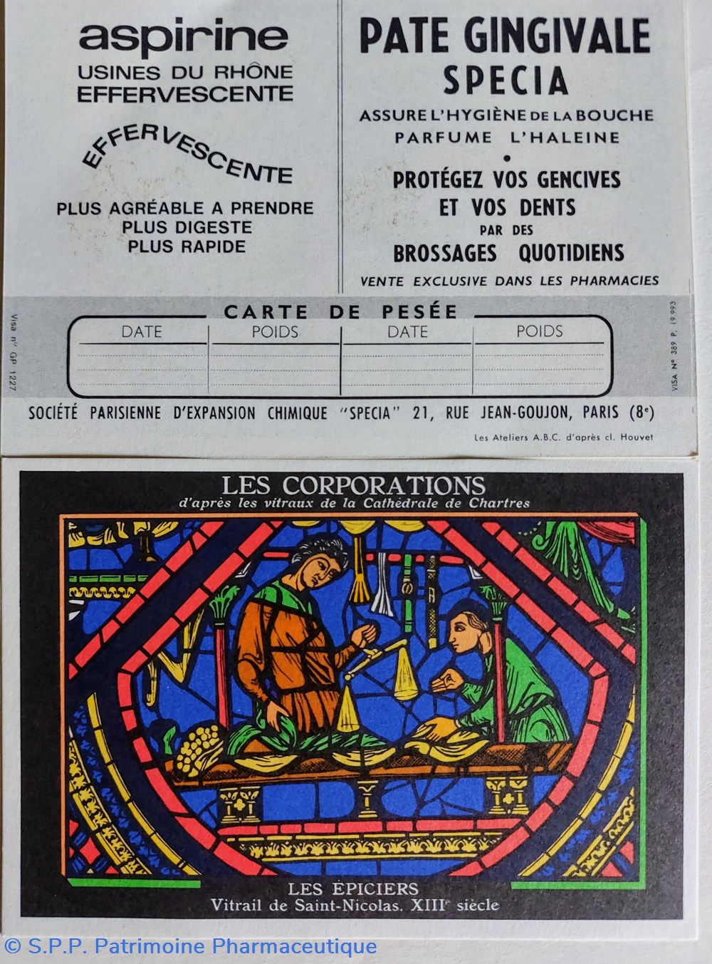 SPECIA Cartes "collection 2"- Vitraux de Chartres objets publicitaires specia cartes collection 2 vitraux de chartres