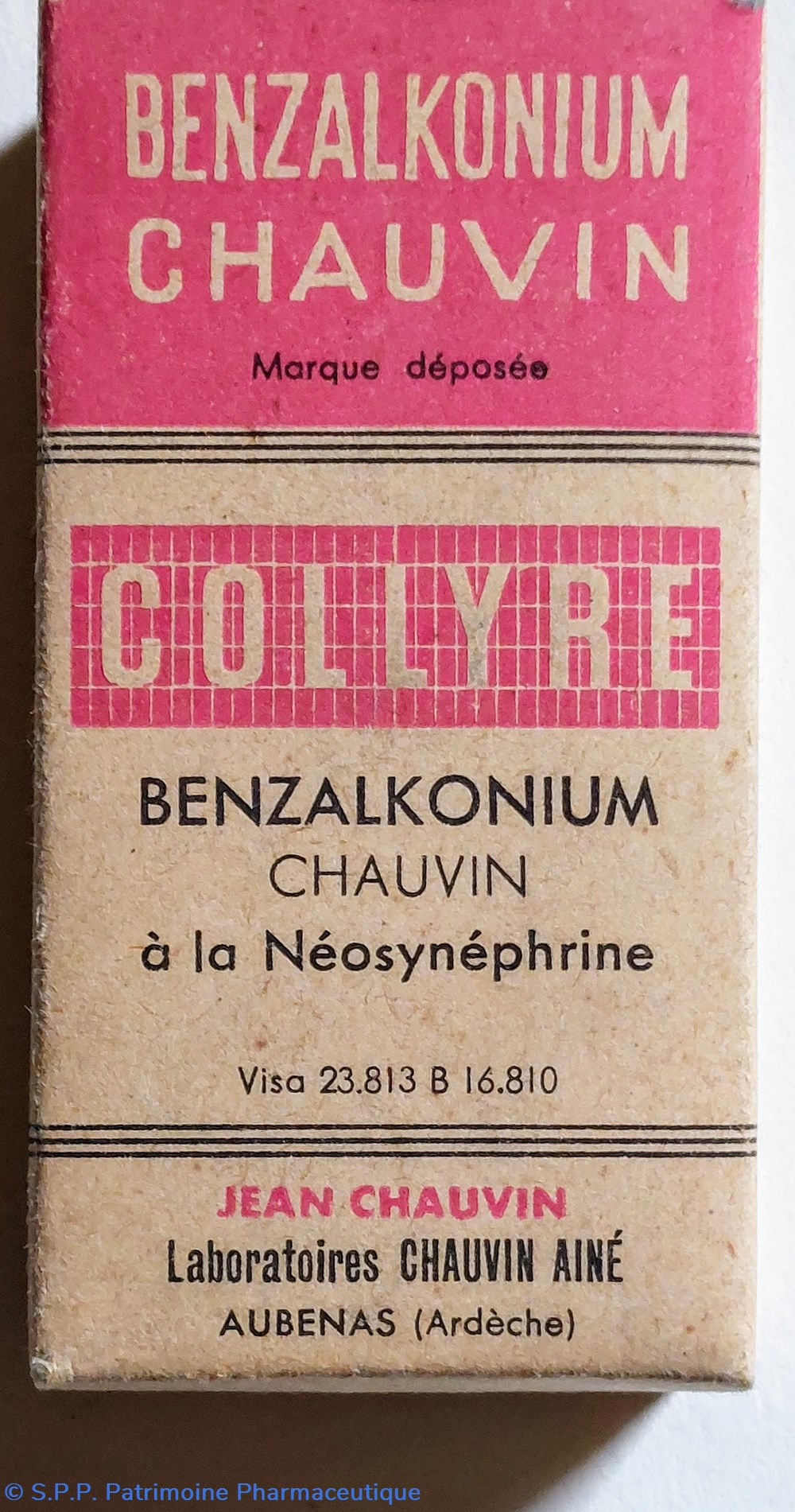 science pharmacie benzalkonium collyre chauvin