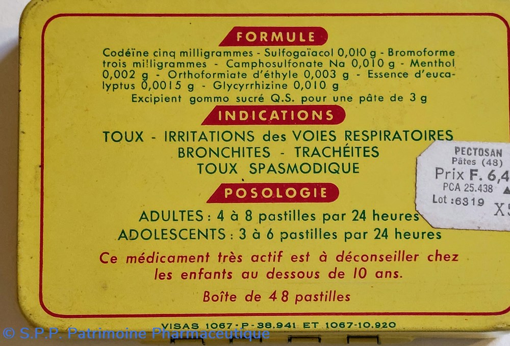 PECTOSAN ( 48 Pastilles ) Pâtes PECTOSAN 2 science pectosan 48 pastilles pates pectosan