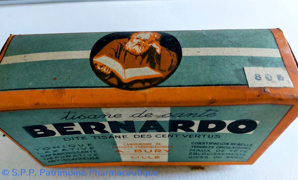 Tisane BERNARDO dite "Des cent vertus" 3 science pharmacie tisane bernardo dite des cent vertus