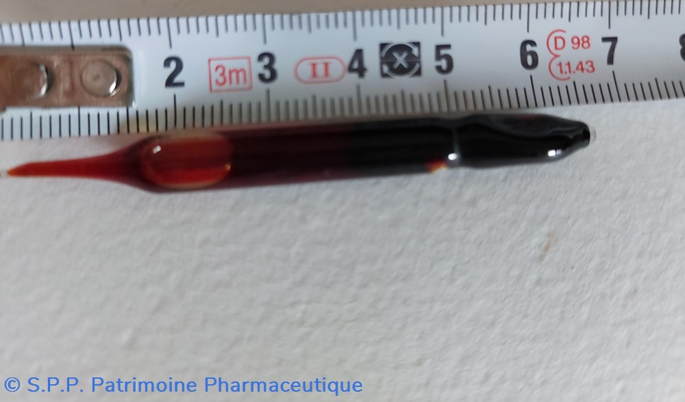 AMPOULE une extrémité aplatie science ampoule une extremite aplatie