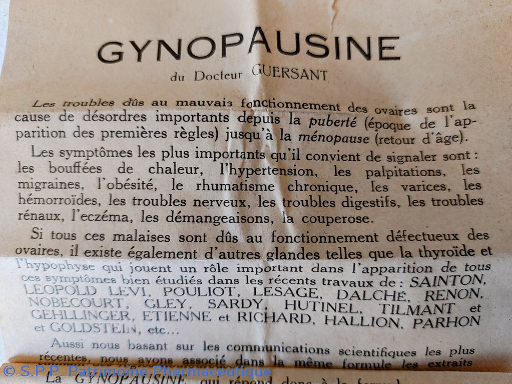 GYNOPAUSINE / Comprimés ODILIA 7 science pharmacie gynopausine comprimes odilia