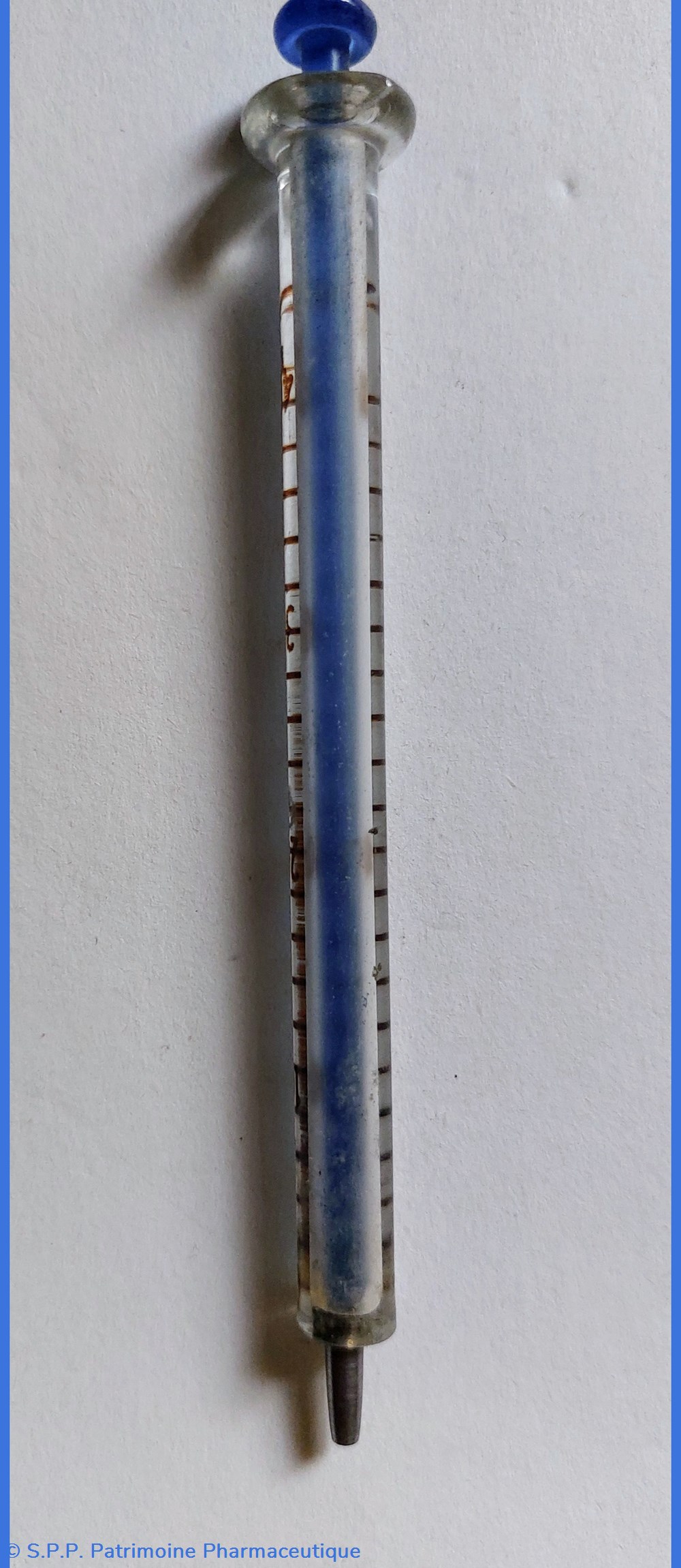 SERINGUE en verre forme stylo science pharmacie seringue en verre forme stylo