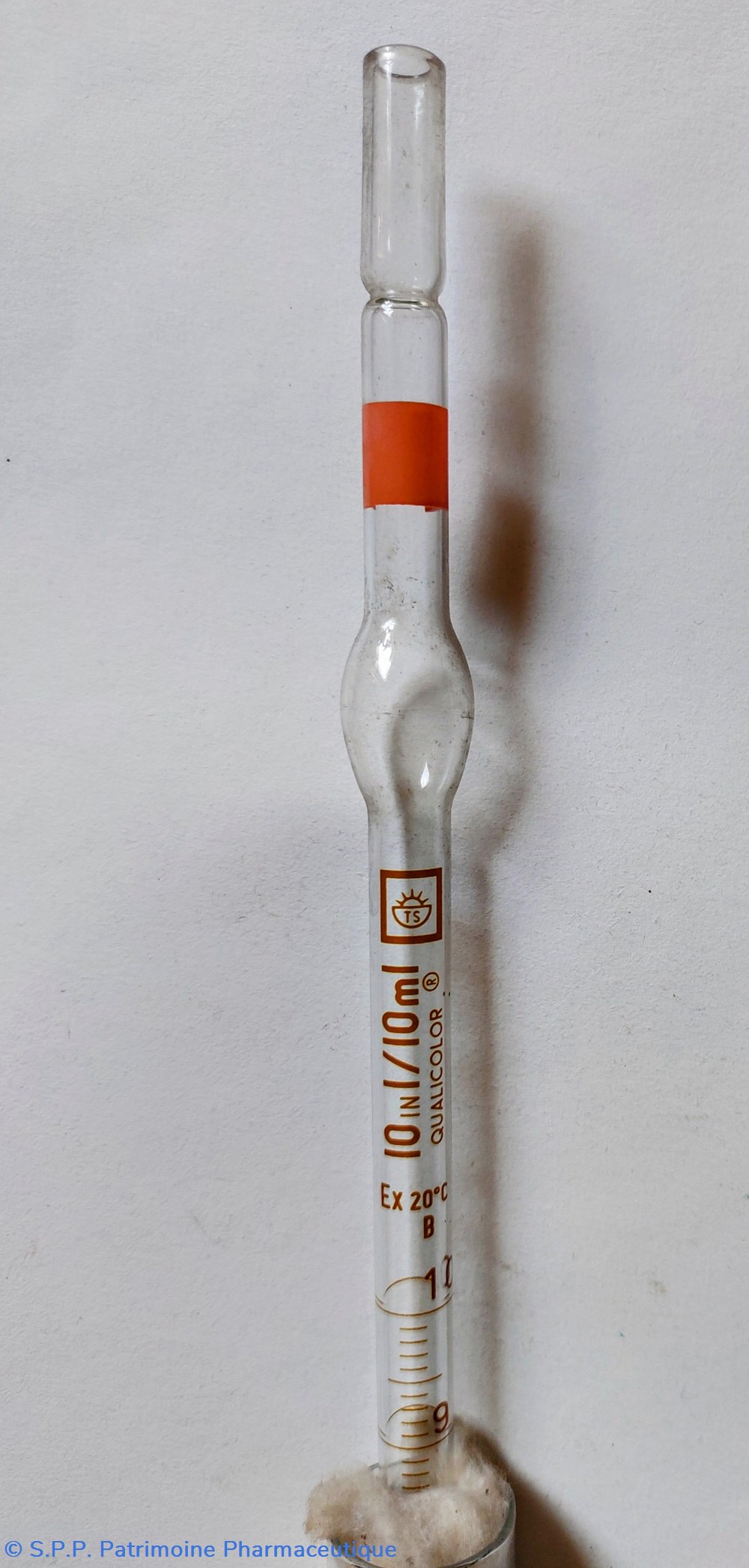 Pipette graduée 1 à 10 Qualicolor 5 science pharmacie pipette graduee 1 a 10 qualicolor