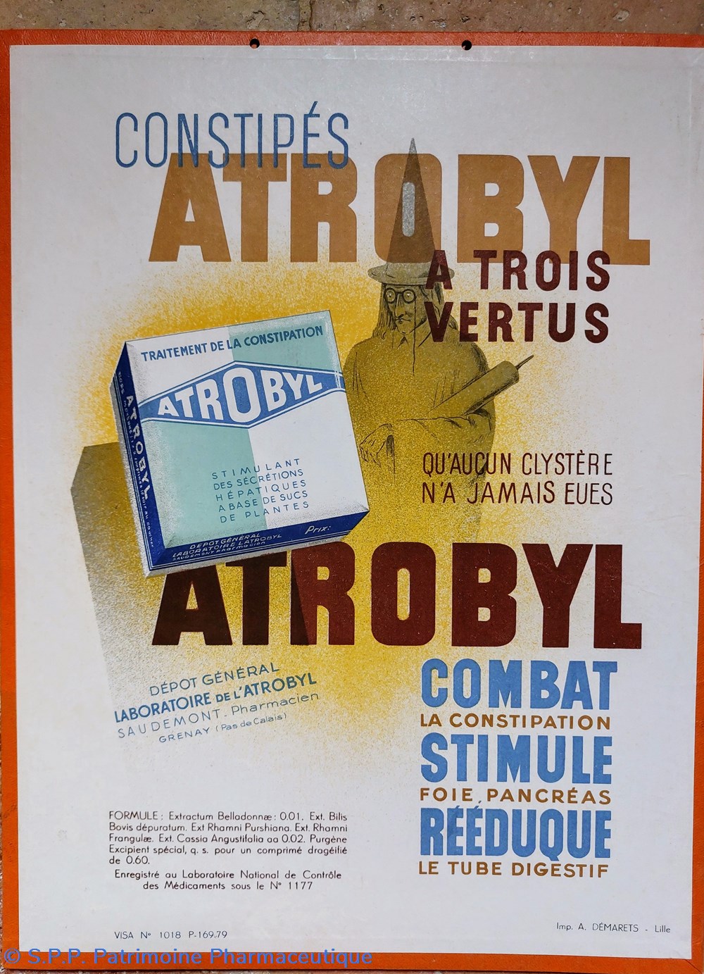 ATROBYL Affiches / traitement de constipation objets publicitaires atrobyl affiches traitement de constipation