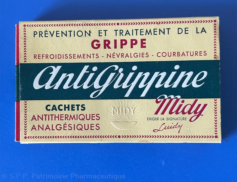 ANTIGRIPPINE Midy Cachets science pharmacie antigrippine midy cachets