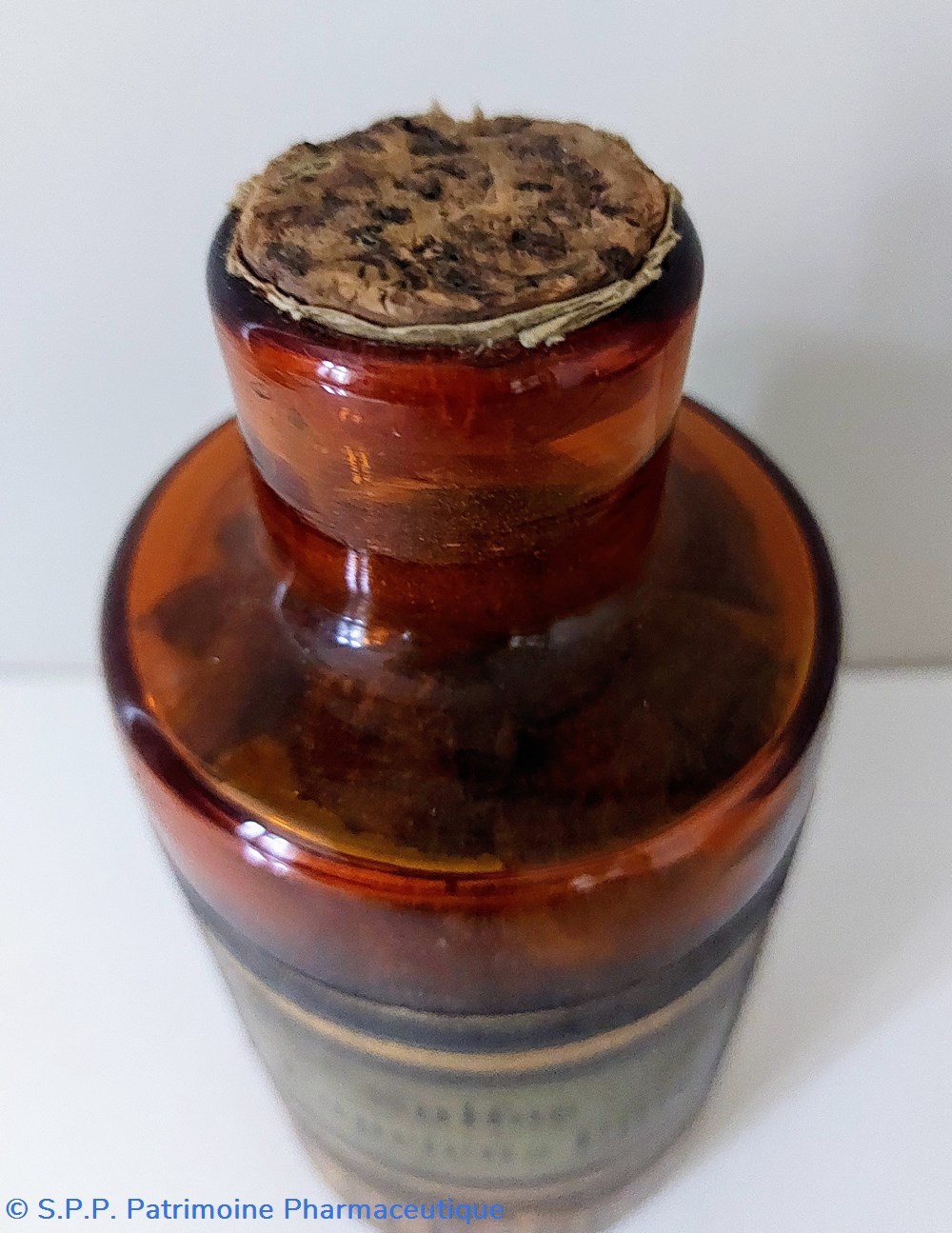 science pharmacie sulfas cupricus pur verre ambre