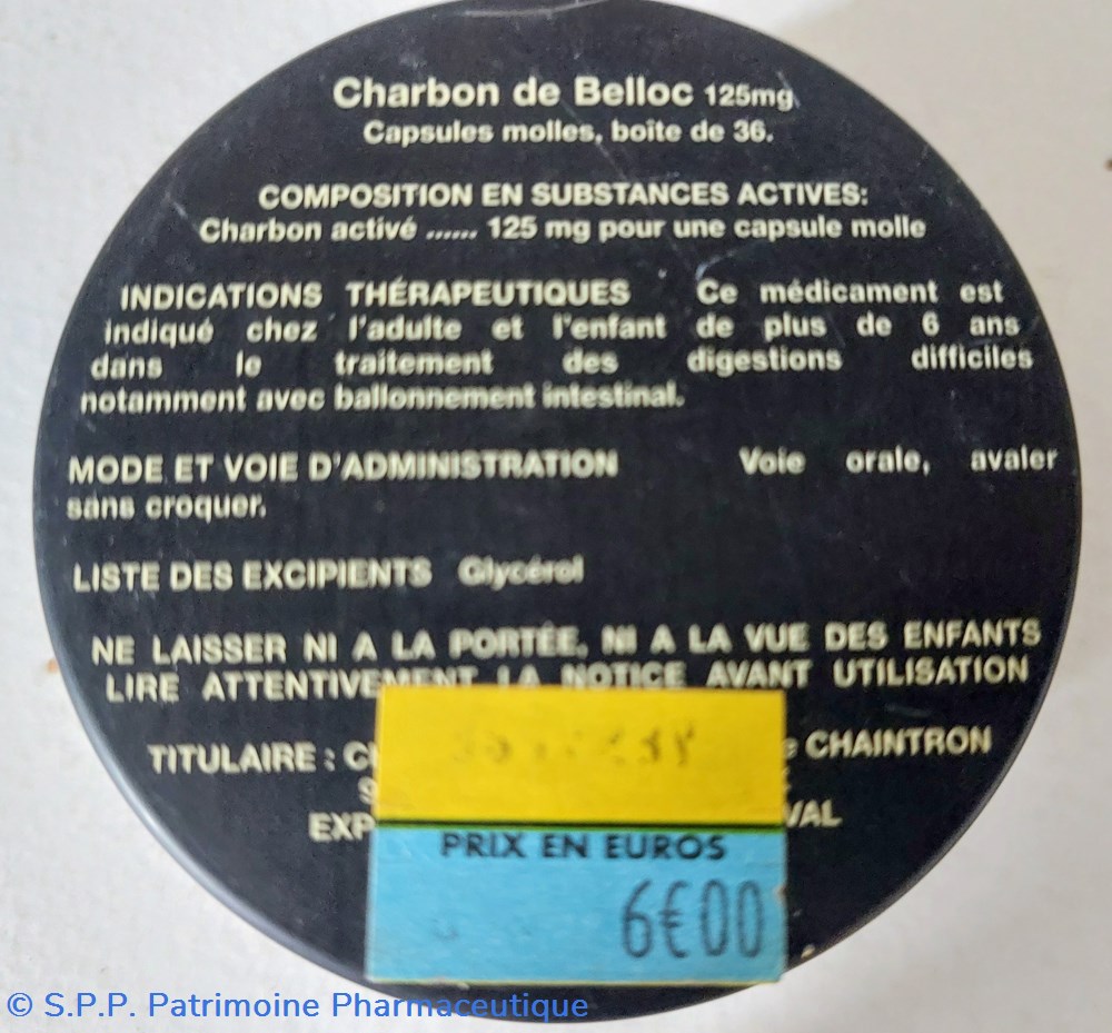 science pharmacie charbon de belloc 125 mg 36 capsules