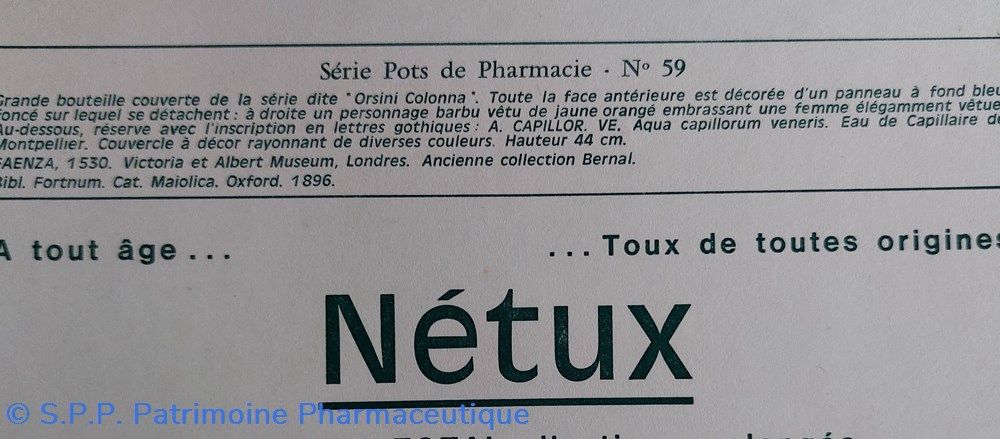 science roussel n 59 bouteille de pharmacie feanza 1530