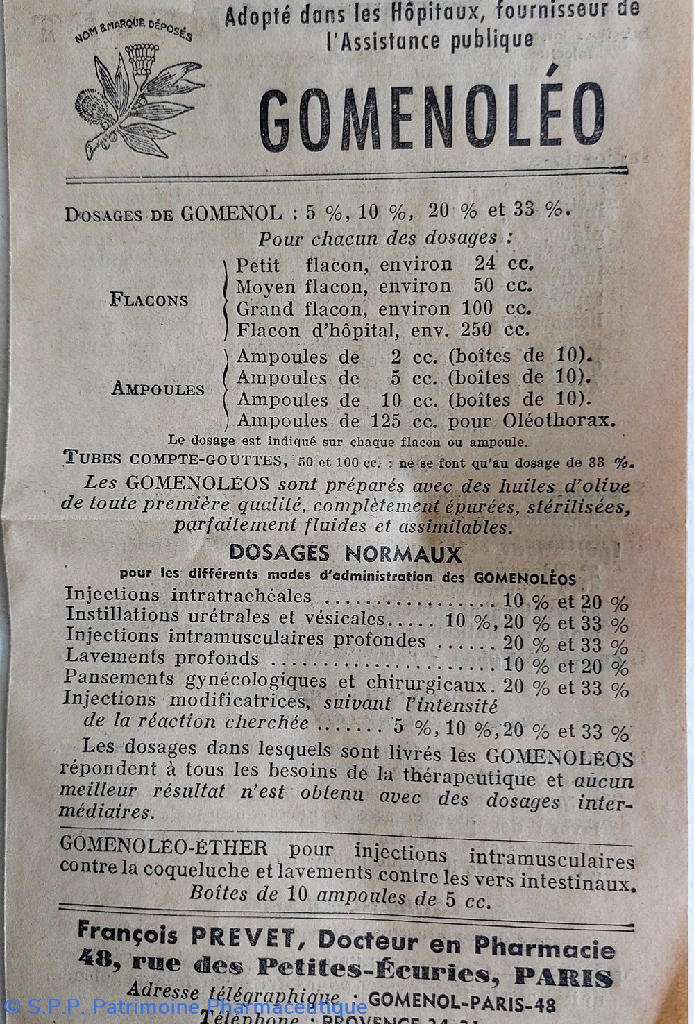 GOMENOLÉON 2% Ampoules de 2 cc 6 science pharmacie gomenoleon 2 ampoules de 2 cc