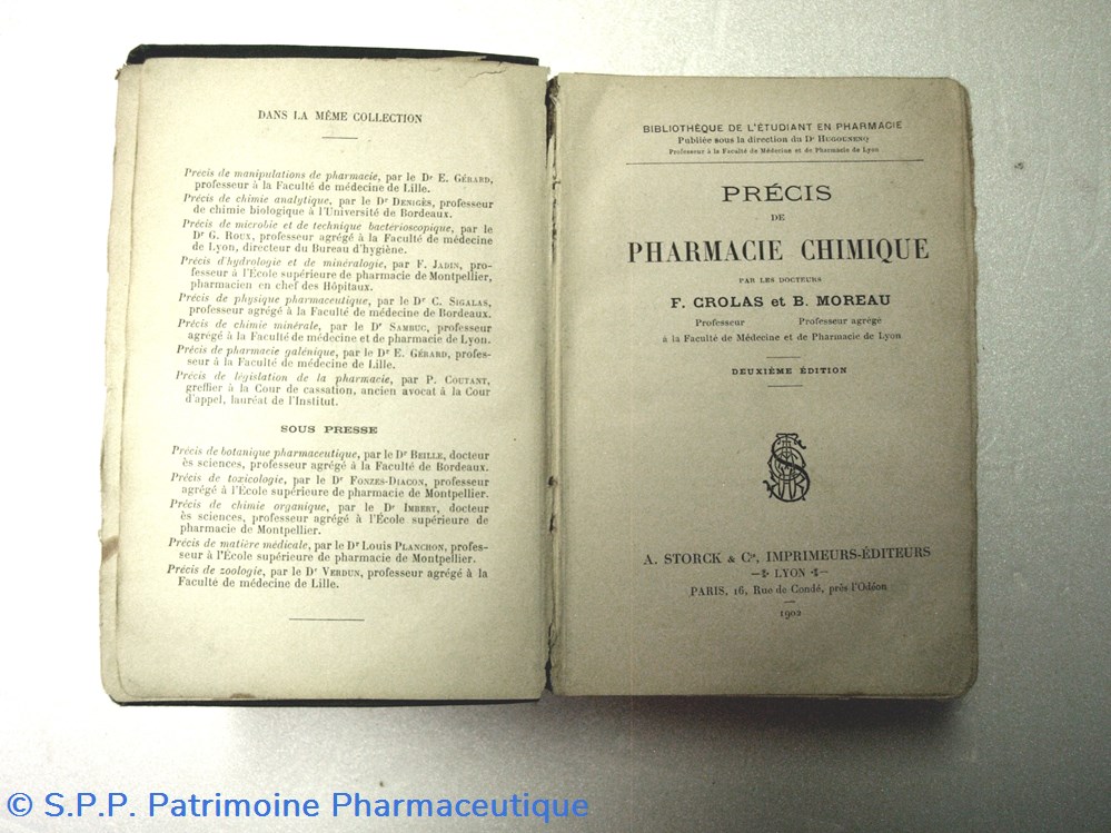science precis de pharmacie chimique