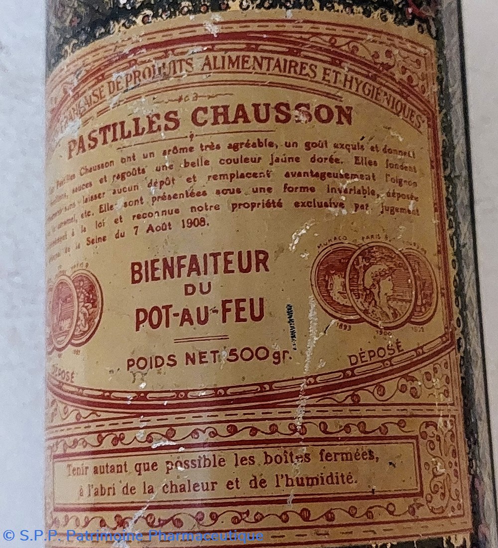 Pastilles CHAUSSON Boîte métallique 3 science pharmacie pastilles chausson boite metallique