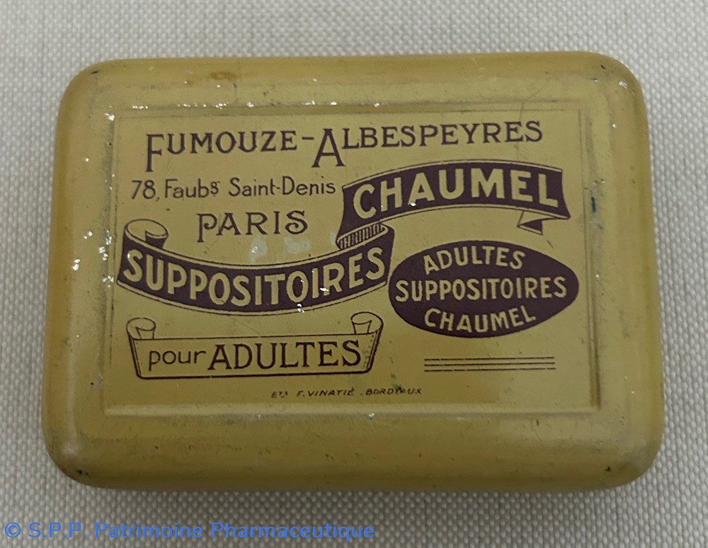 science pharmacie suppositoires chaumel