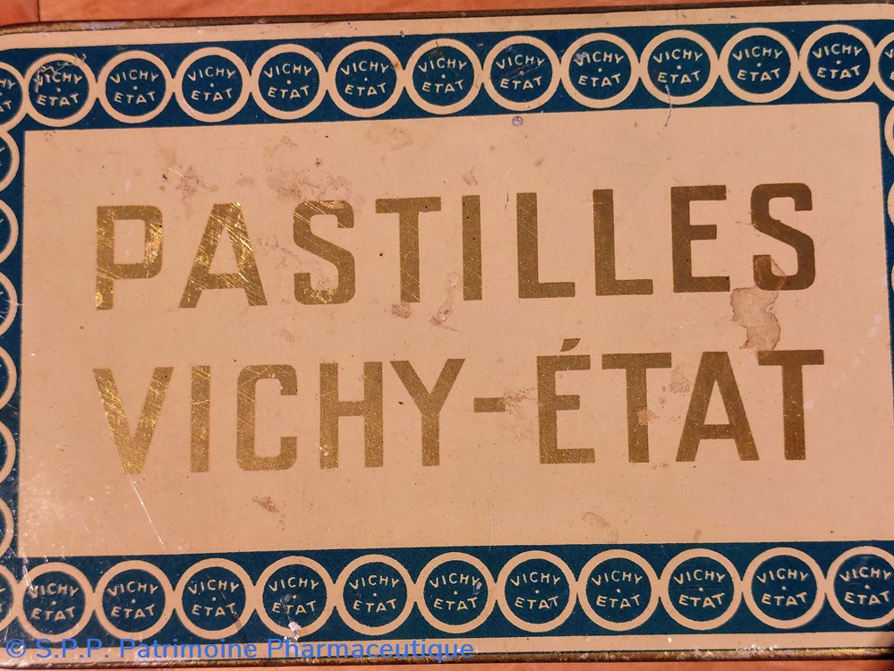 science pharmacie pastilles vichy etat boite metallique