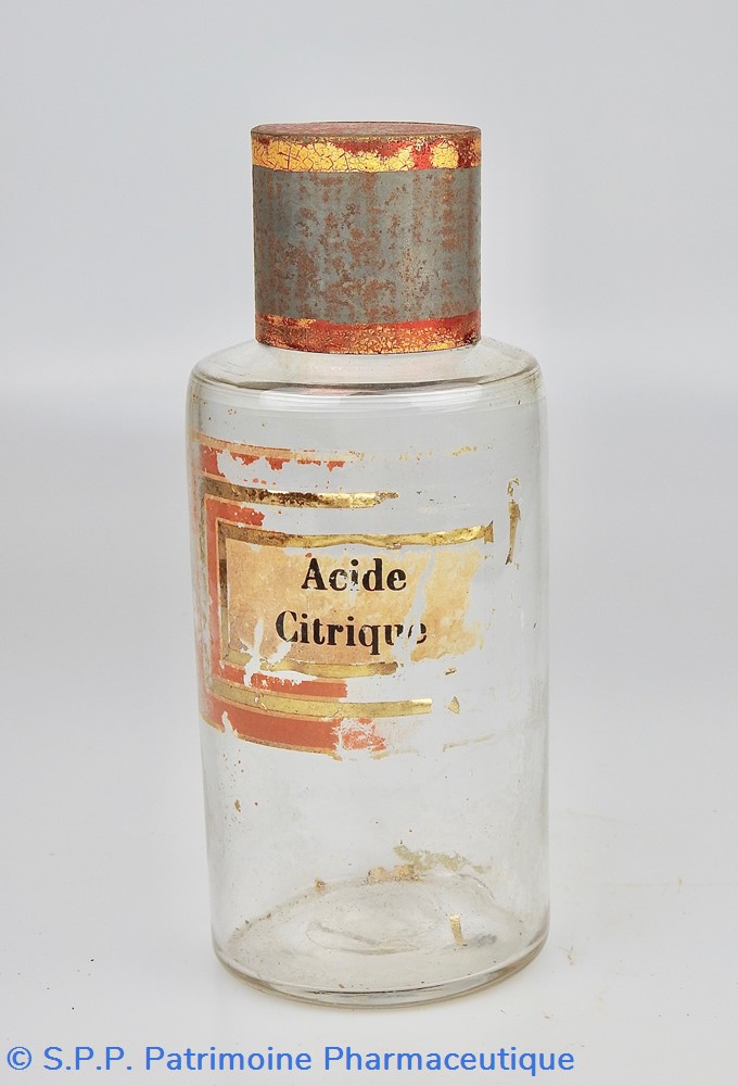 Flacon en verre petit modèle Pharmacie RAVASSE science flacon en verre petit modele pharmacie ravasse