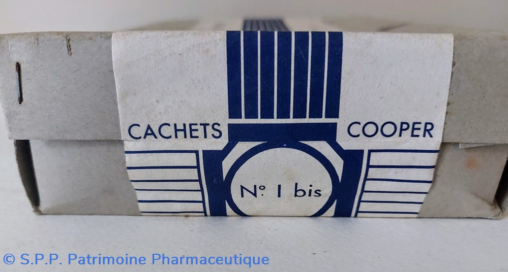 CACHETS AZYMES COOPER - CFP - N1 BIS 5 science pharmacie cachets azymes cooper cfp n1 bis