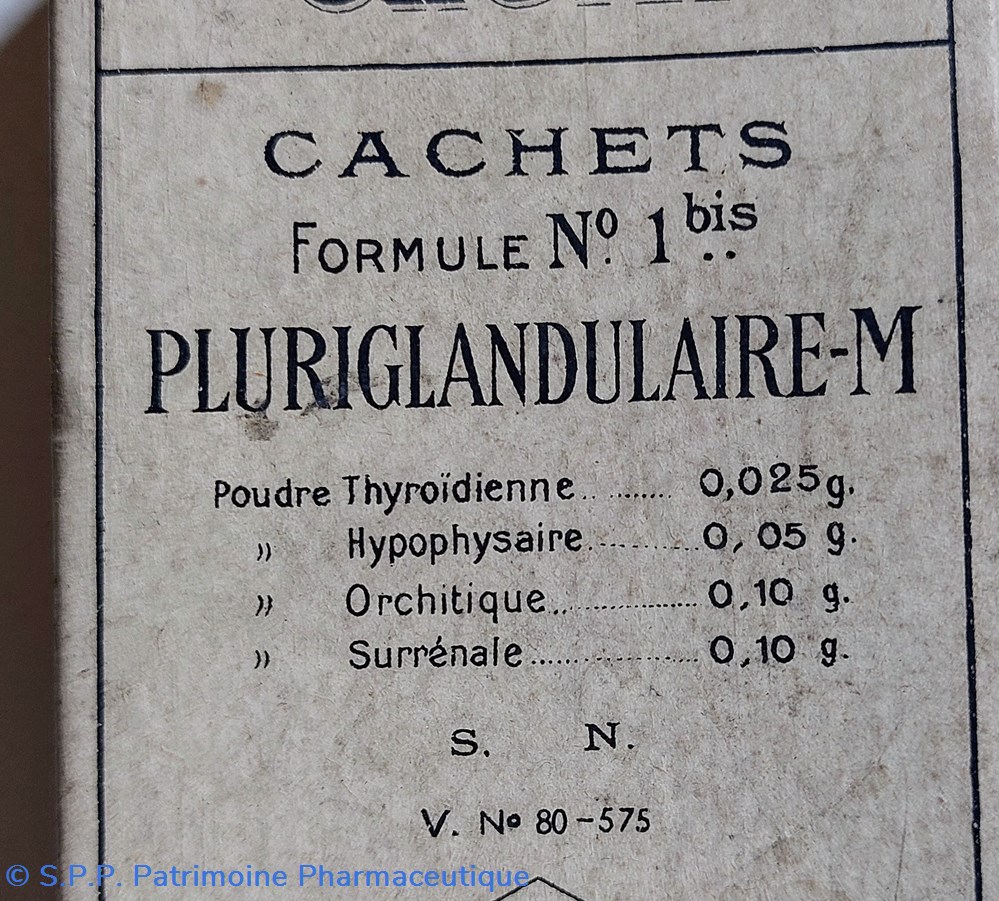 science pharmacie cachets pluriglandulaires m choay