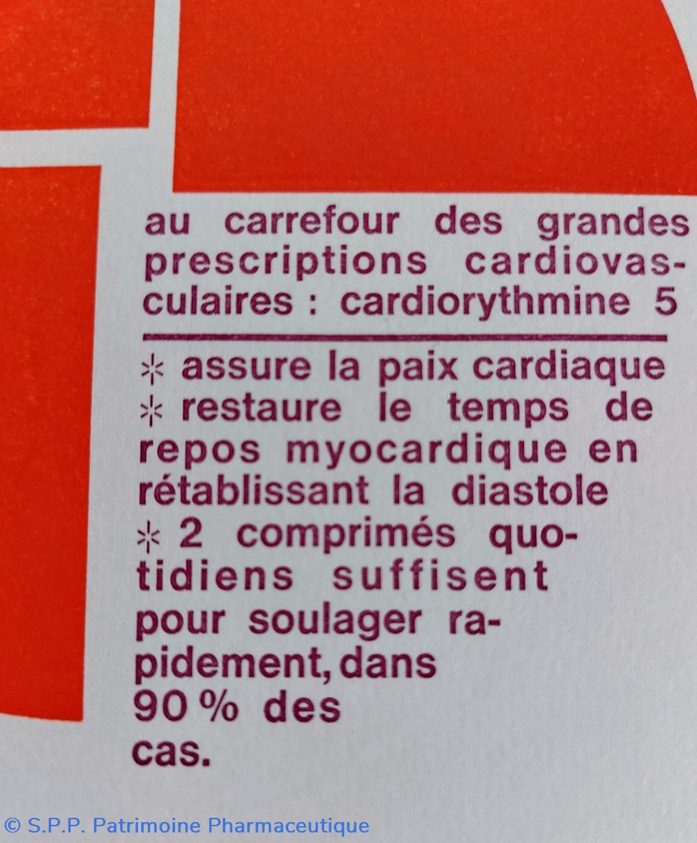 science pharmacie cardiorythmine 5 comprimes servier