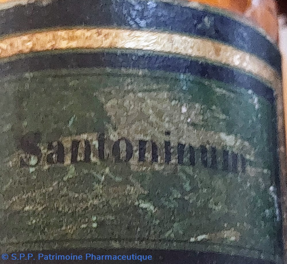 science pharmacie flacon en verre ambre 11 5 santoninum