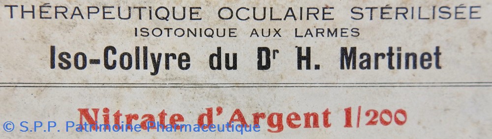 Nitrate d'Argent 1/200 Iso-collyre du Dr H. Martinet 4 science pharmacie nitrate argent 1 200 iso collyre du dr h martinet