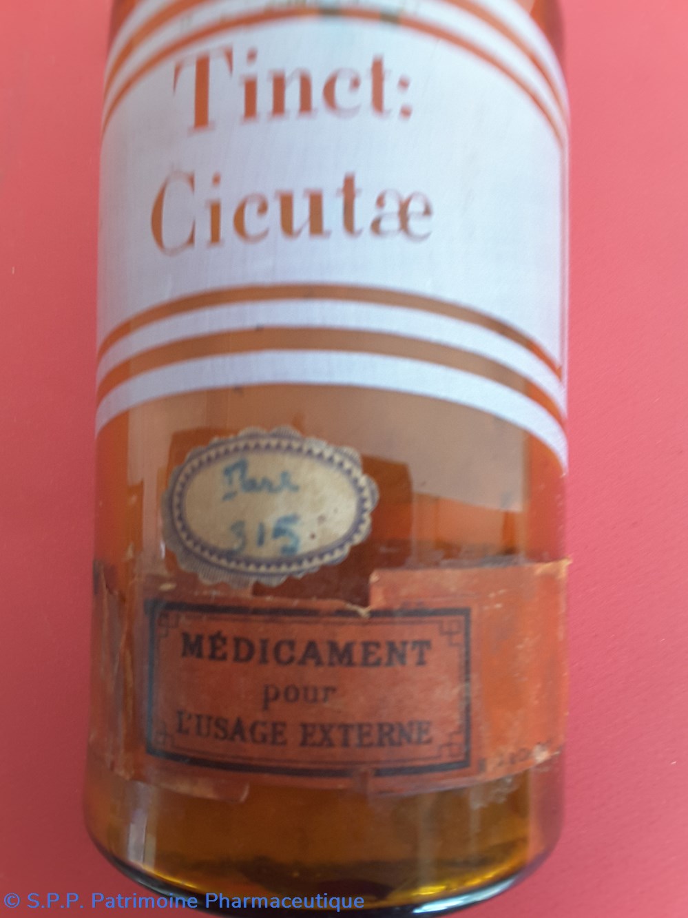 Tinctura Cicutæ ou Tinct : Cicutæ 3 science pharmacie tinctura cicut ou tinct cicut