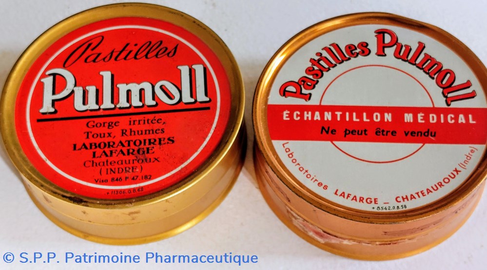 Pastilles PULMOLL ( commercialisées) 6 science pastilles pulmoll commercialisees