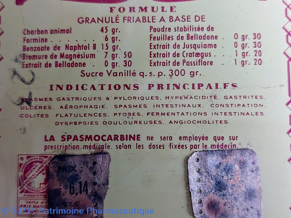 SPASMOCARBINE ( Granulés) 3 science spasmocarbine granules