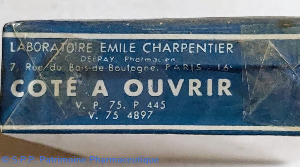 science pharmacie quinocarbine charbon cachets charpentier