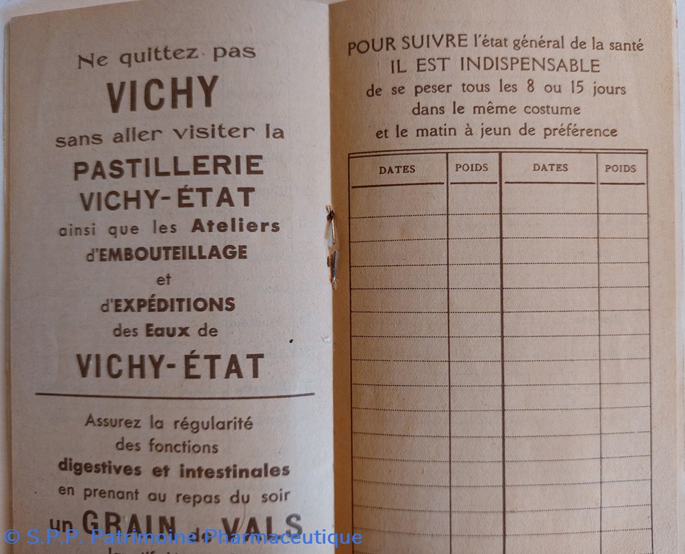 AGENDAS VICHY ETAT 1934- 1939 4 objets publicitaires agendas vichy etat 1934 1939